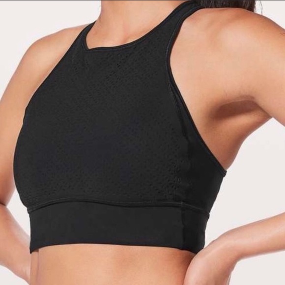 lululemon athletica Other - Lululemon Get Your Peek On Sport Bra Black size 8